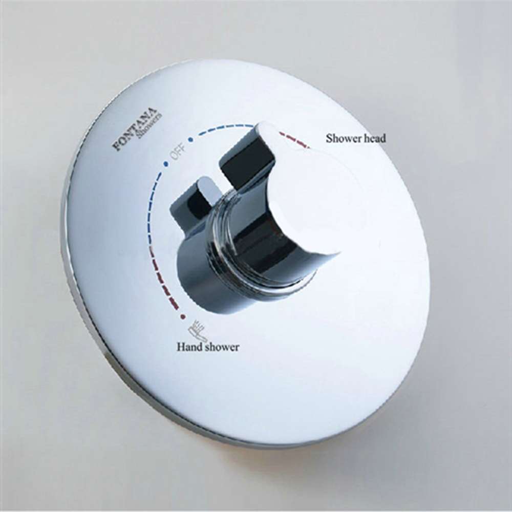 Fontana Contemporary In-Wall 2-Way Concealed Shower Mixing Valve