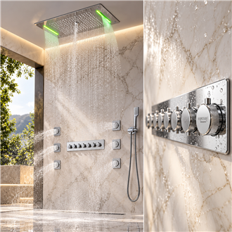Fontana Reno Brass Multi-Function Shower System