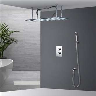 BIM File Sandino Thermostatic Ceiling Mount Rain Fall LED Shower Set
