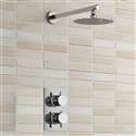 Fontana Narimanâ„¢ Series Shower Set-Ultra Thin Shower Head with Thermostatic Shower Mixer