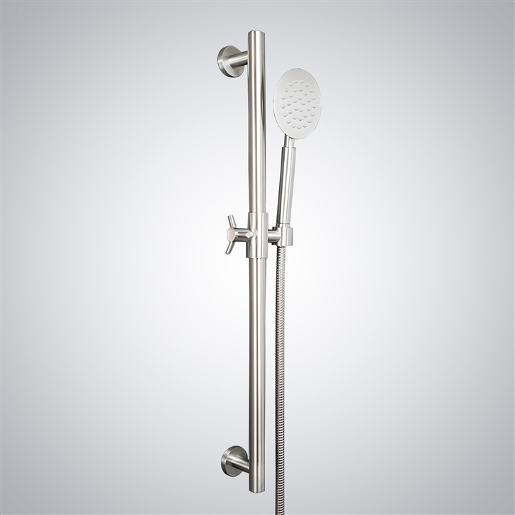 Fontana Hand Shower Sliding Bar with Adjustment Holder Brushed Nickel