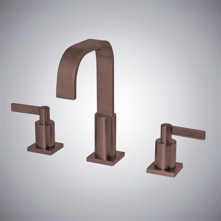 Fontana Oil Rubbed Bronze In Kelowna Deck-Mounted Bathroom Sink Faucet