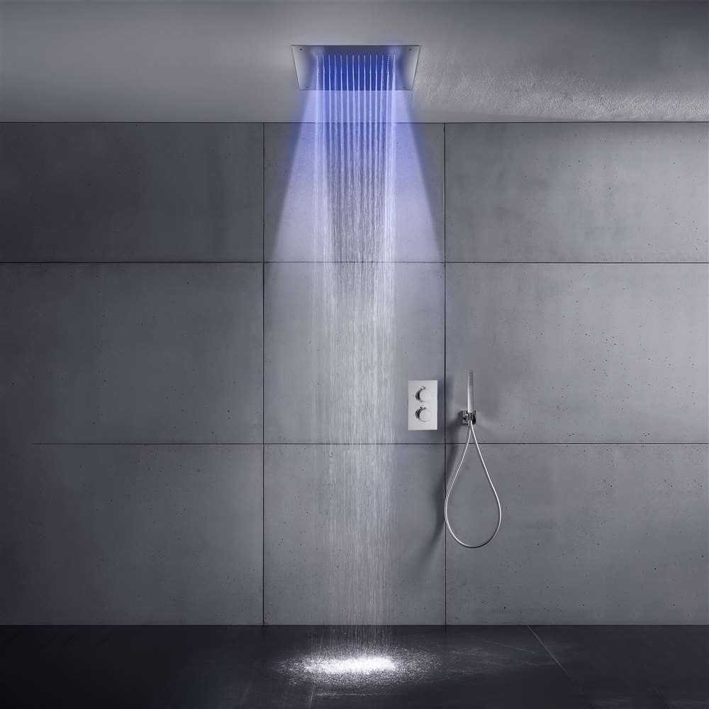 Fontana Valencia Thermostatic LED Rainfall and Mist Shower System