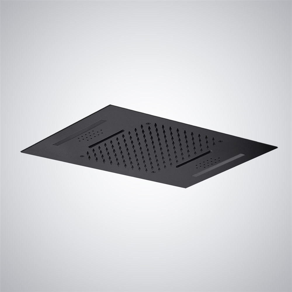 Fontana La Madeleine Elegant 64 Colors Matte Black Shower Head