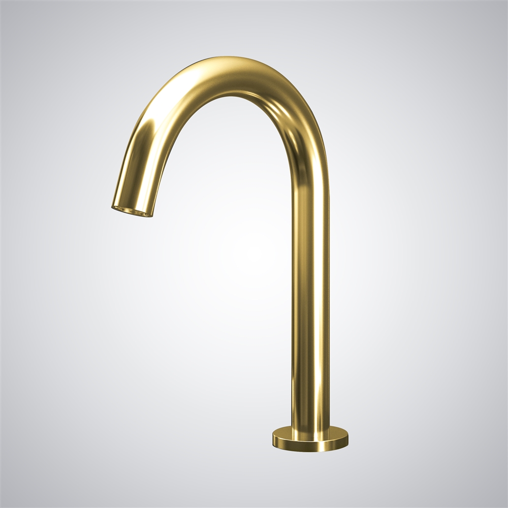 Fontana Chambery Polished Gold Touchless Luxury Bathroom Faucet
