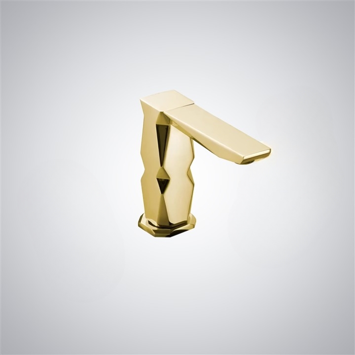 Fontana Carcassonne Brushed Gold Touchless Luxury Bathroom Faucet