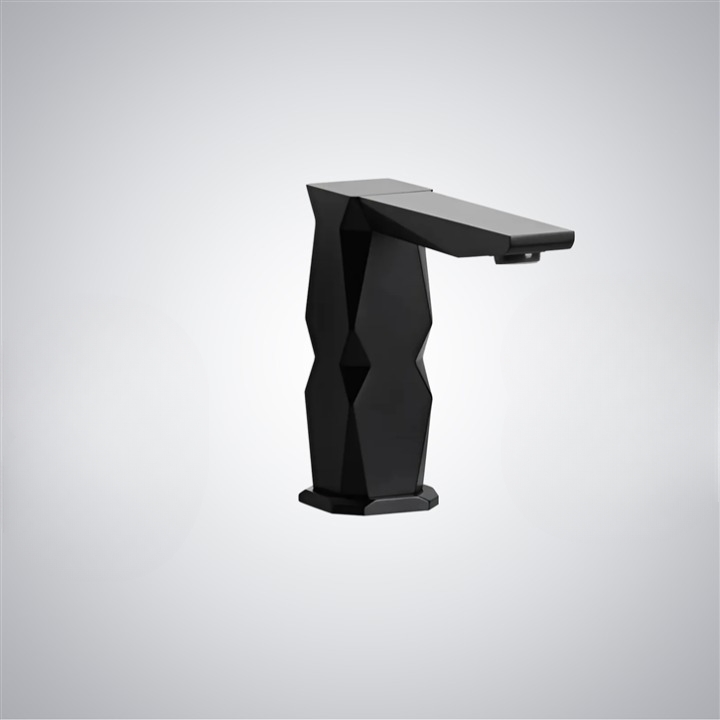 Fontana Carcassonne Matte Black Touchless Luxury Bathroom Faucet