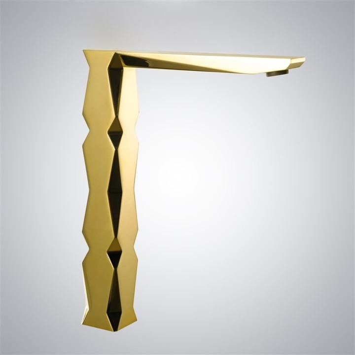 Fontana Frejus Polished Gold Touchless Luxury Sink Faucet