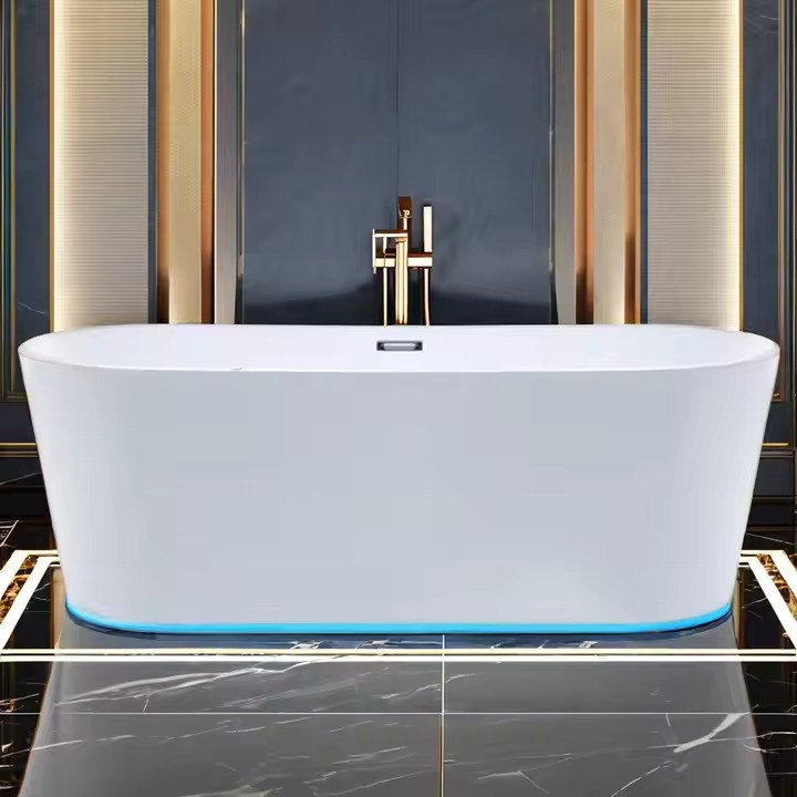 Fontana Agde Modern Design LED Shower Bathroom Tub