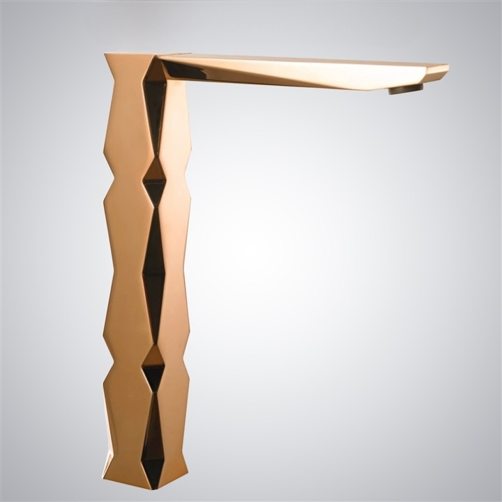 Fontana Frejus Touchless Luxury Rose Gold Sink Faucet