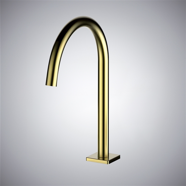 Fontana Evian-les-Bains Gold Touchless Deck Mounted Bathroom Sink Faucet