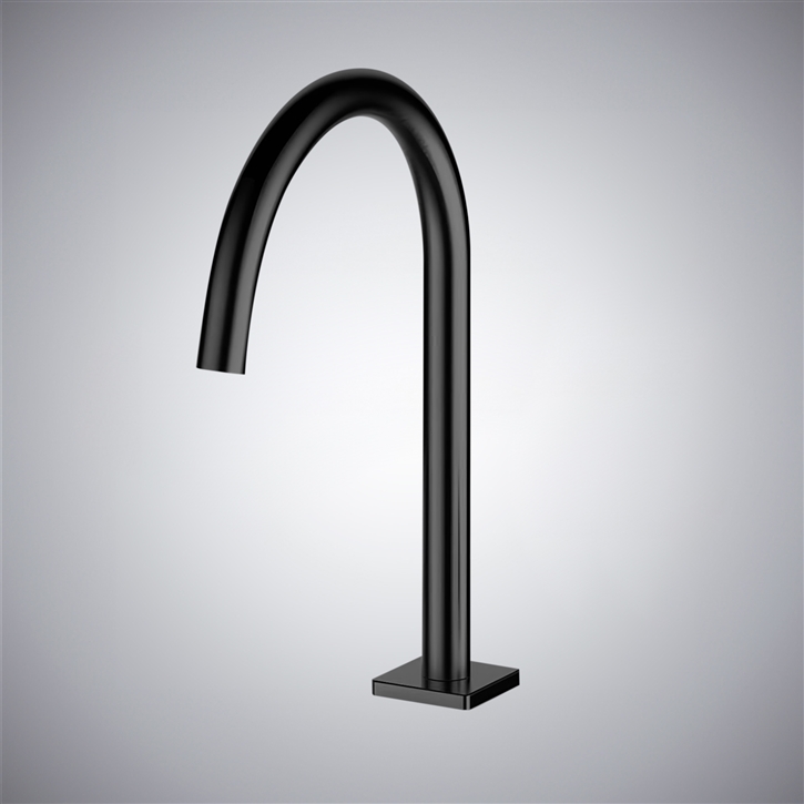 Fontana Evian-les-Bains Matte Black Touchless Deck Mounted Bathroom Sink Faucet