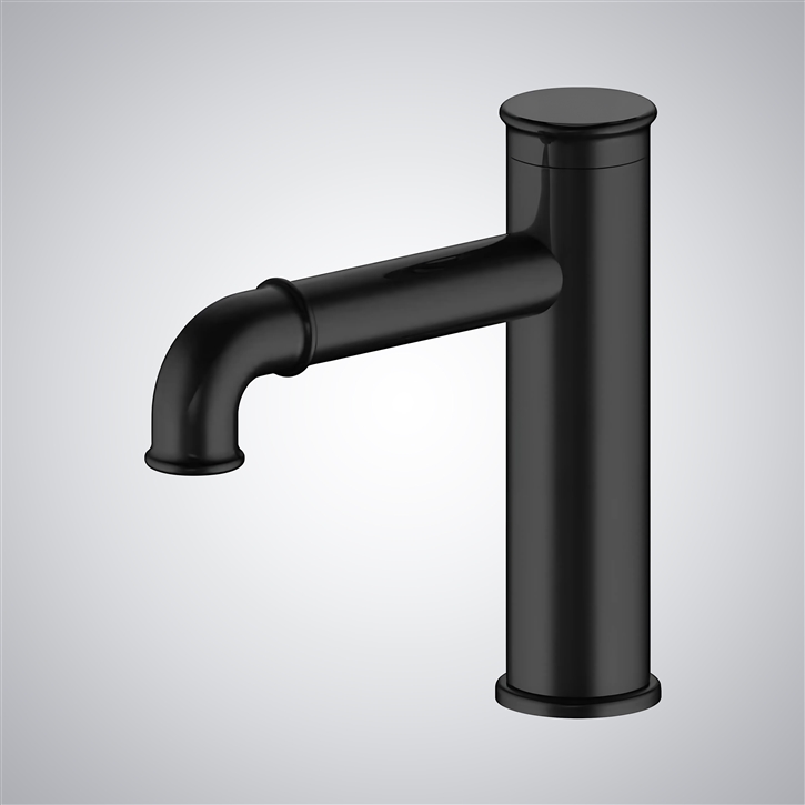 Fontana Les Ulis Matte Black Touchless Deck Mounted Bathroom Sink Faucet