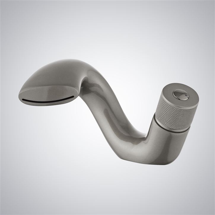 Fontana Saint-Dizier Nickel Touchless Deck Mounted Bathroom Sink Faucet