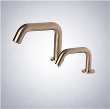 Fontana Marsala Champagne Restroom Sensor Faucet and Soap Dispenser