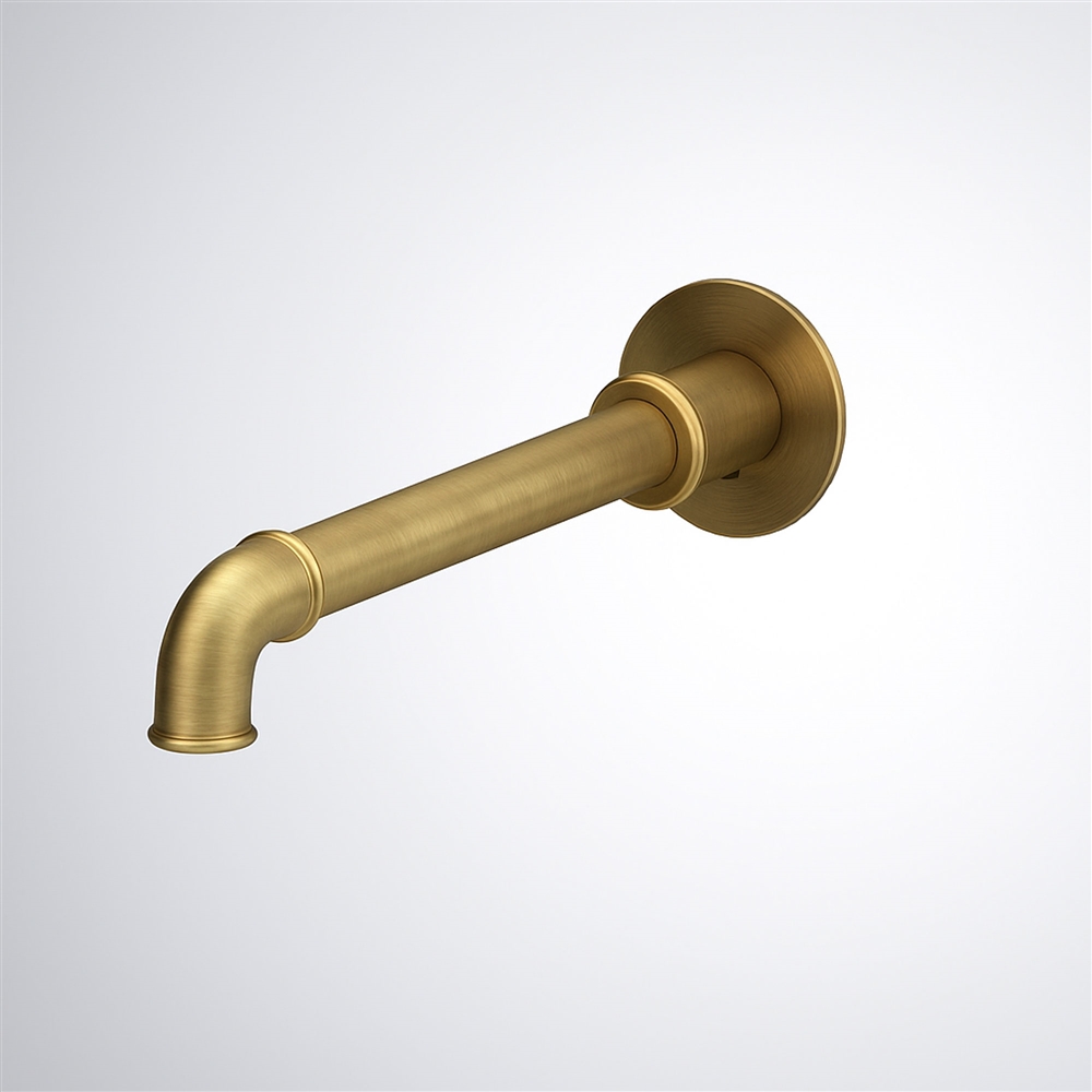 Fontana Taverny Antique Brass Wall Mounted Motion Sensor Faucet