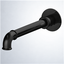 Fontana Taverny Matte Black BathroomTouchless Wall Mounted Motion Sensor Faucet