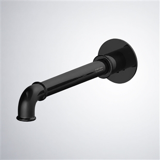 Fontana Taverny Matte Black BathroomTouchless Wall Mounted Motion Sensor Faucet