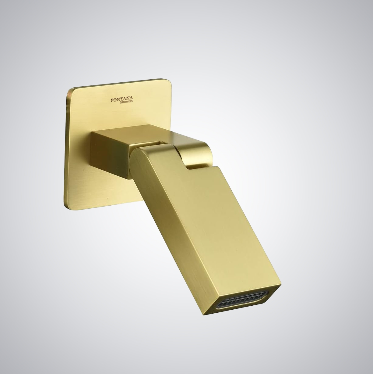 Fontana Rambouillet Brushed Gold Bathroom Touchless Wall Mounted Faucet FS7086BG