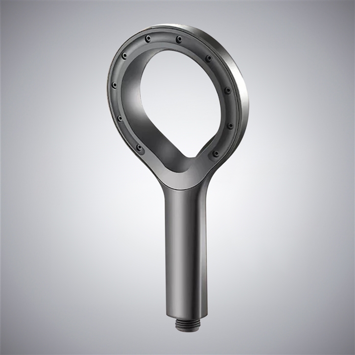 Fontana Palaiseau Grey Ring Shower Bathroom Water Hole Booster Hand Shower
