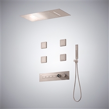 Fontana Capena Brushed Nickel Modern Multi Functional Shower System