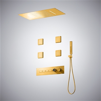 Fontana Capena Gold Multi Way Water Diverter Shower System