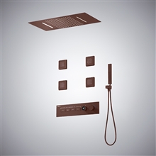 Fontana Capena Oil Rubbed Bronze Contemporary Shower System