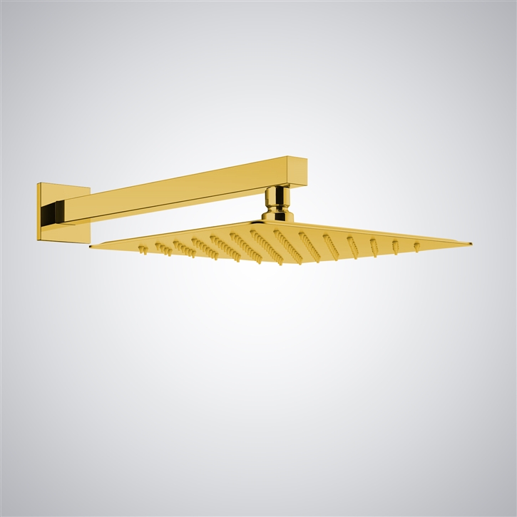 Fontana Palmi Gold 16" Rainfall Shower Head
