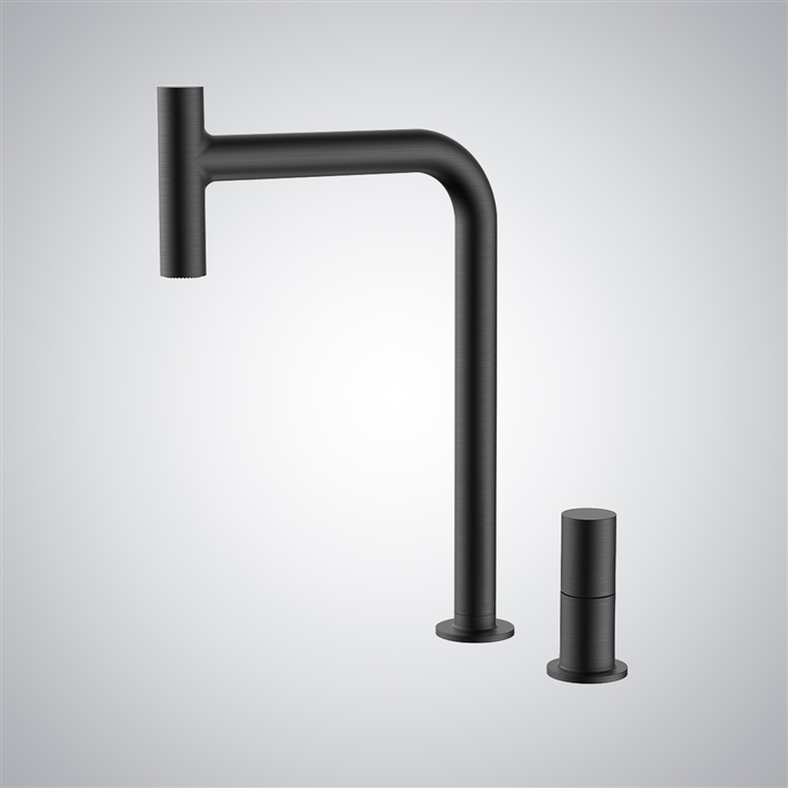 Fontana Gale Matte Black Pull Out Kitchen Sink Faucet