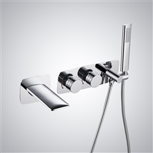 Fontana Nesso Chrome Multi Function Bathtub Faucet