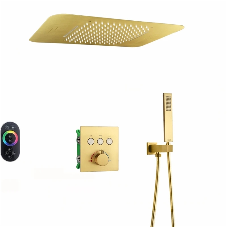 Fontana AquaVeilâ„¢ â€“ Brushed Gold Immersive