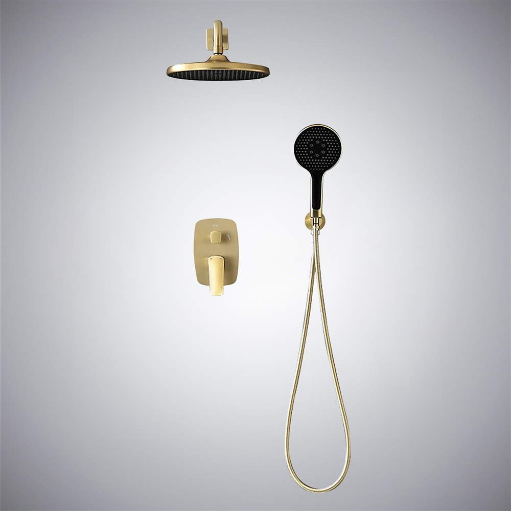Fontana Medina Gold Concealed Shower System