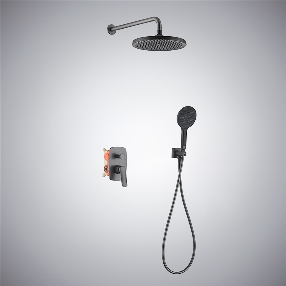 Fontana Medina Gray Two Function Thermostatic Shower Set