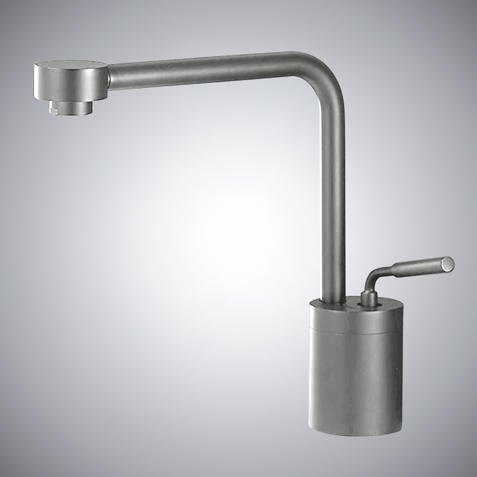 Fontana Denia Brushed Nickel Deck Mounted Bathroom Sink Faucet (FS7261BN)
