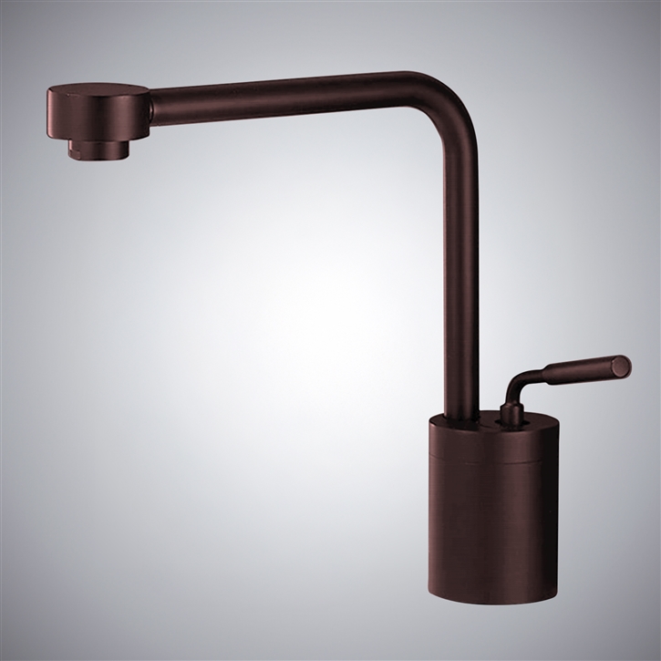 Fontana Denia Oil Rubbed Bronze Deck Mounted Bathroom Sink Faucet