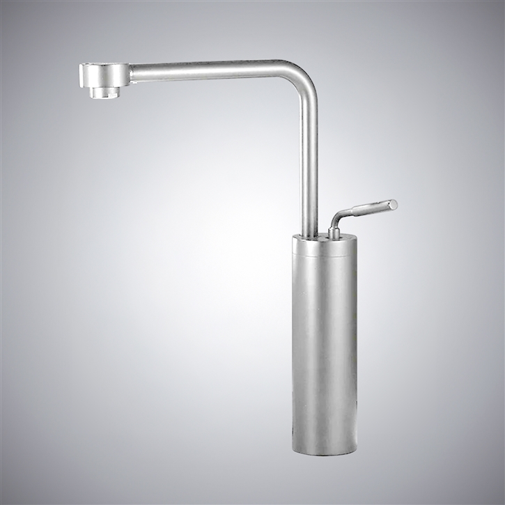 Fontana Denia Chrome Modern Deck Mounted Bathroom Sink Faucet