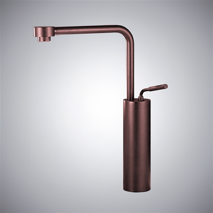 Fontana Denia Oil Rubbed Bronze Modern Bathroom Sink Faucet
