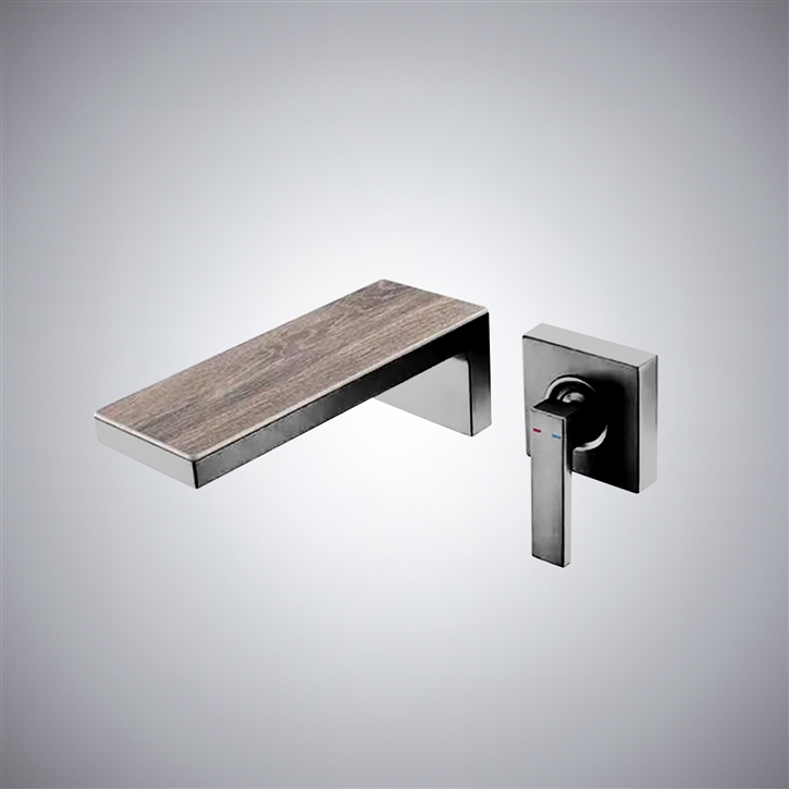 Fontana Aprica Brushed Nickel Contemporary Bathroom Sink Faucet