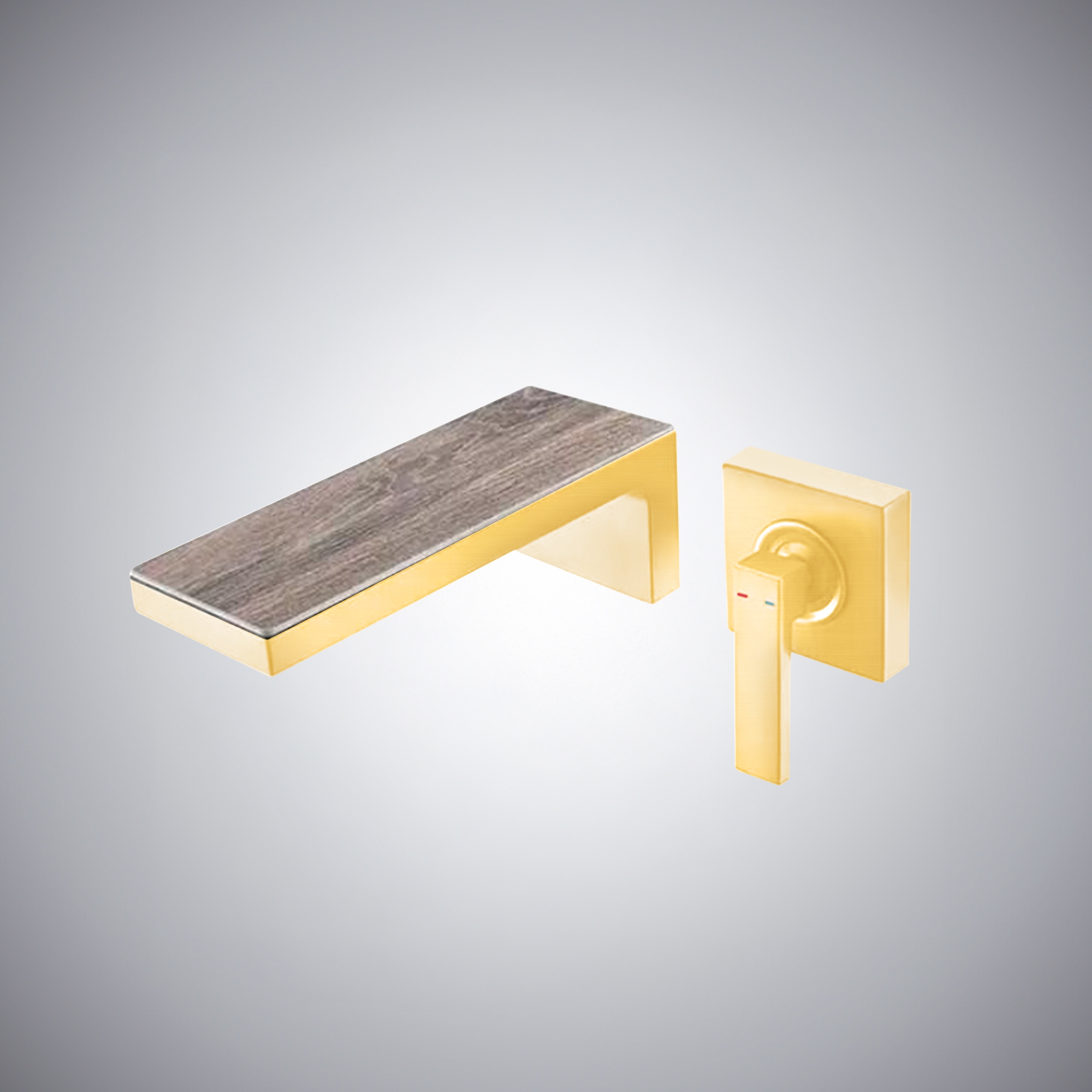Fontana Aprica Gold Bathroom Sink Faucet - Gold Finish