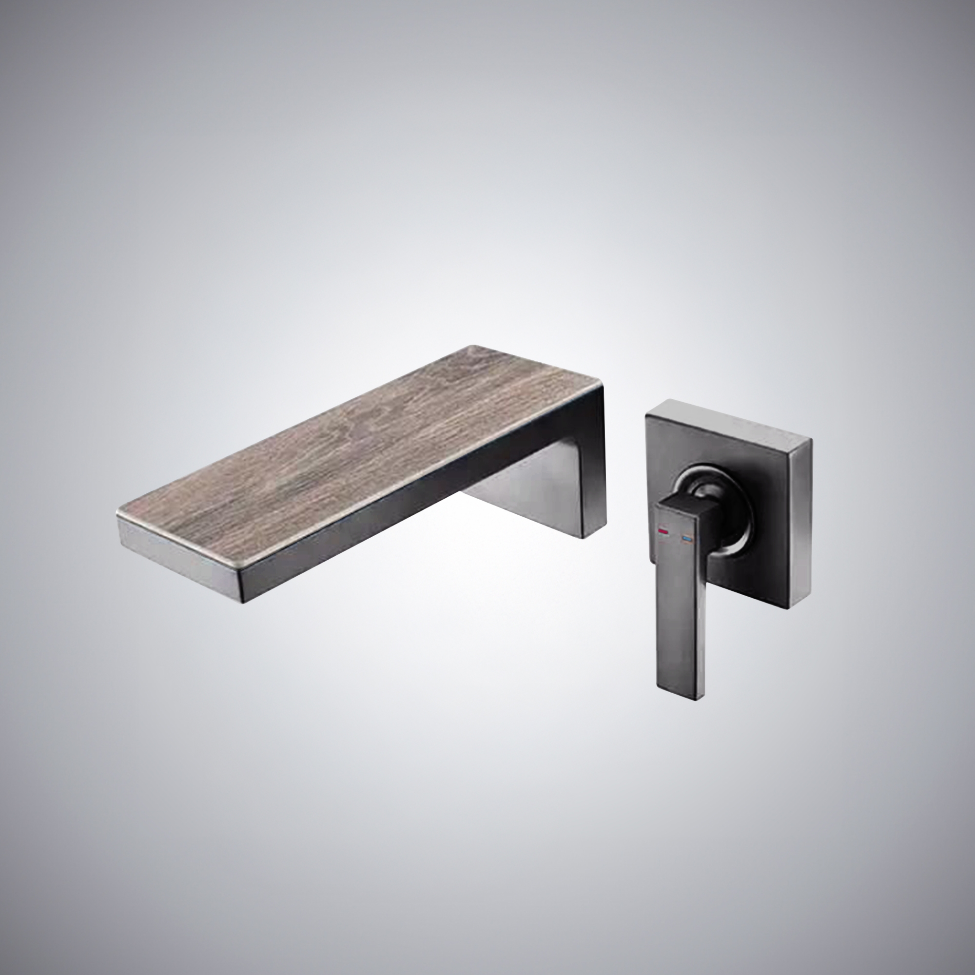 Fontana Aprica Gun Metal Gray Bathroom Sink Faucet - Gun Metal Gray Finish