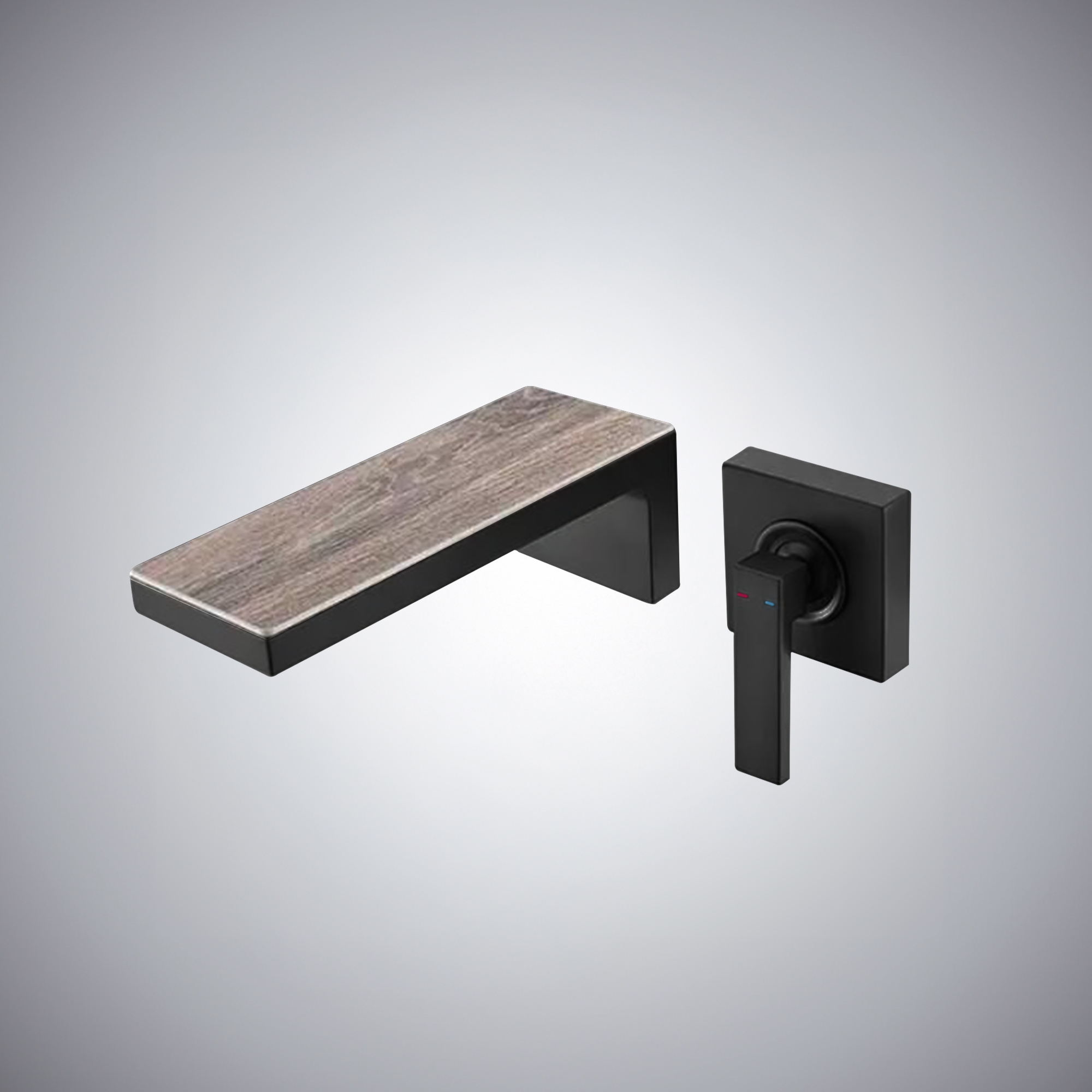Fontana Aprica Matte Black Bathroom Sink Faucet - Matte Black Finish