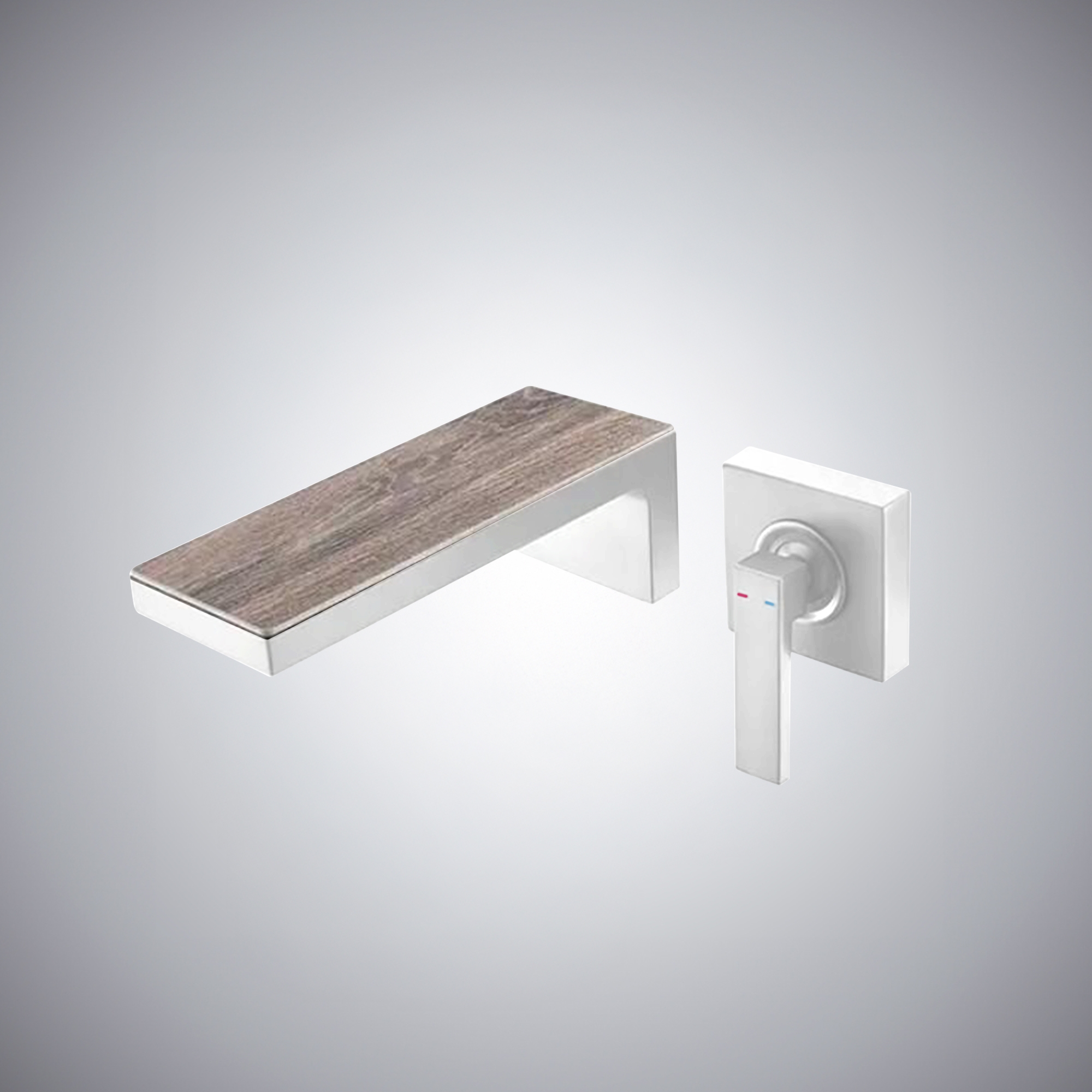 Fontana Aprica Matte White Bathroom Sink Faucet - Matte White Finish