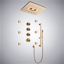 Fontana Erandio Champagne Multi Function Shower System