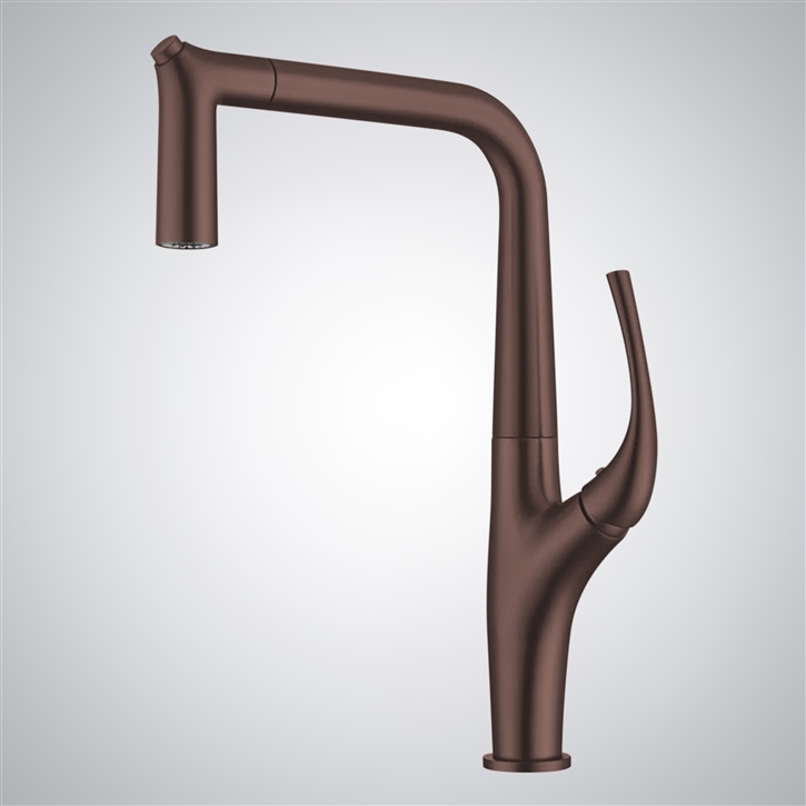 Fontana Boville Oil Rubbed Bronze Modern Kitchen Sink Faucet