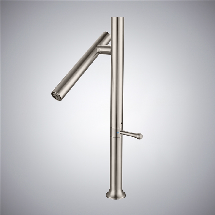 Fontana Liria Brushed Nickel Single Handle Bathroom Sink Faucet