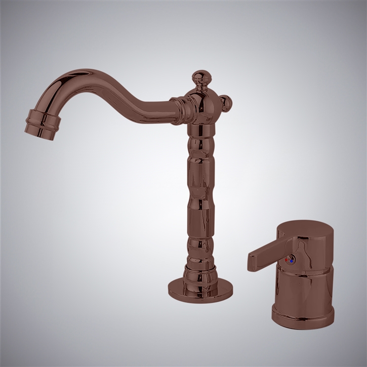 Fontana Carona Oil Rubbed Bronze Modern Bathroom Sink Faucet