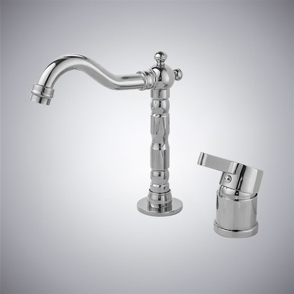 Fontana Orio Chrome Modern Rotatable Bathroom Sink Faucet