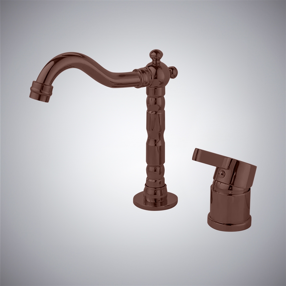 Fontana Orio Oil Rubbed Bronze Modern Bathroom Sink Faucet