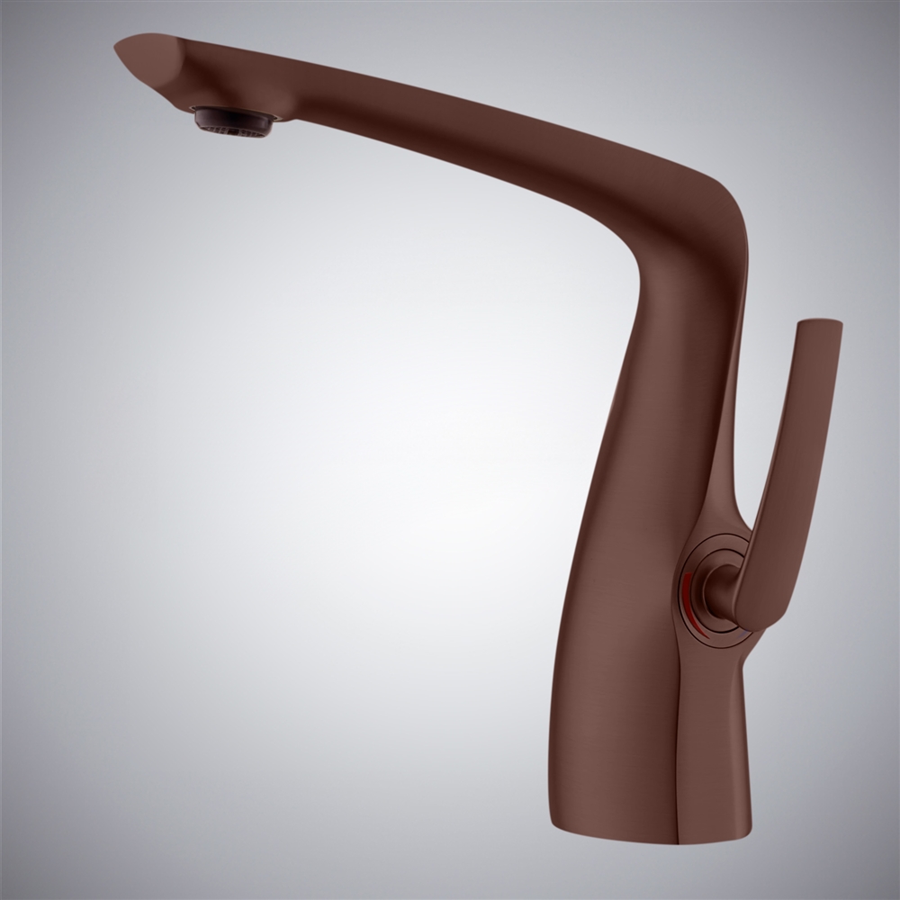 Fontana Mirano Oil Rubbed Bronze Modern Bathroom Sink Faucet