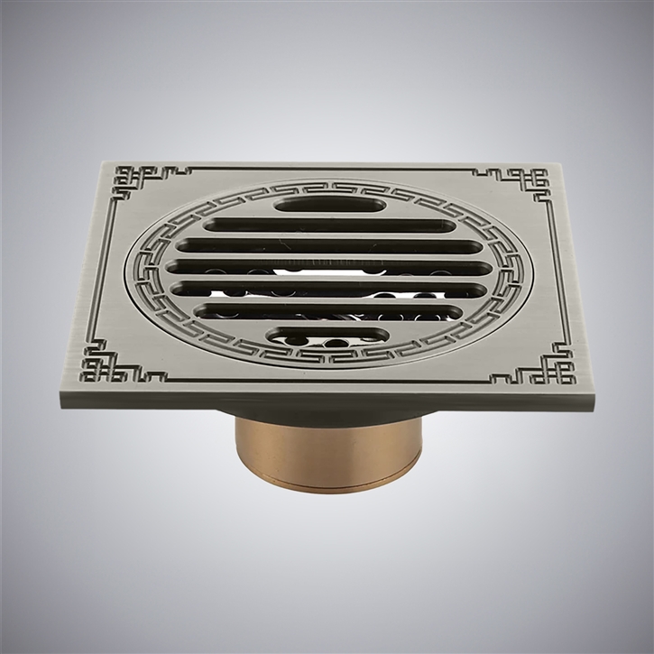 Fontana Onil Gun Metal Gray High Flow Bathroom Shower Drain